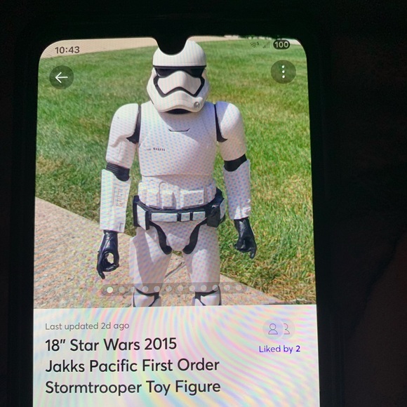 Star Wars Stormtrooper Toy Figure 18 inch see below for condition/description - Picture 1 of 13